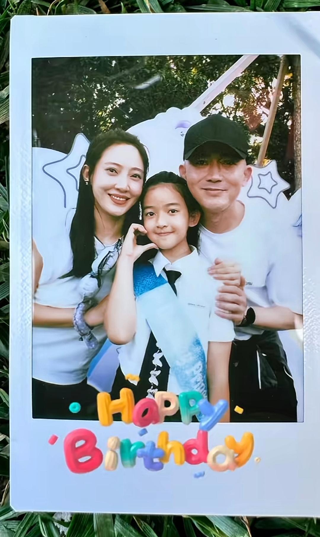 聂远为10岁长女庆生,小9岁娇妻好少女,1岁小女儿罕见出镜像姐姐