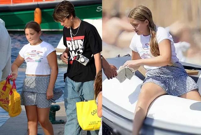 贝克汉姆买2亿游艇出海,和大儿媳太亲密惹出争议?小七公主暴瘦