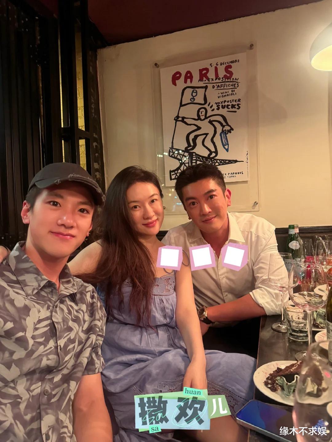 霍思燕一家阿那亚被偶遇,珍珠待遇超嗯哼,10岁嗯哼又高又瘦!