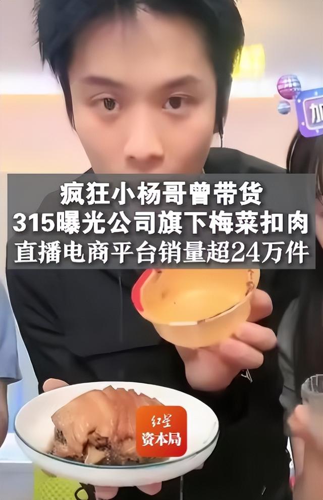 315晚会曝光梅菜扣肉后，疯狂小杨哥也受牵连，罗翔的担心恐成真