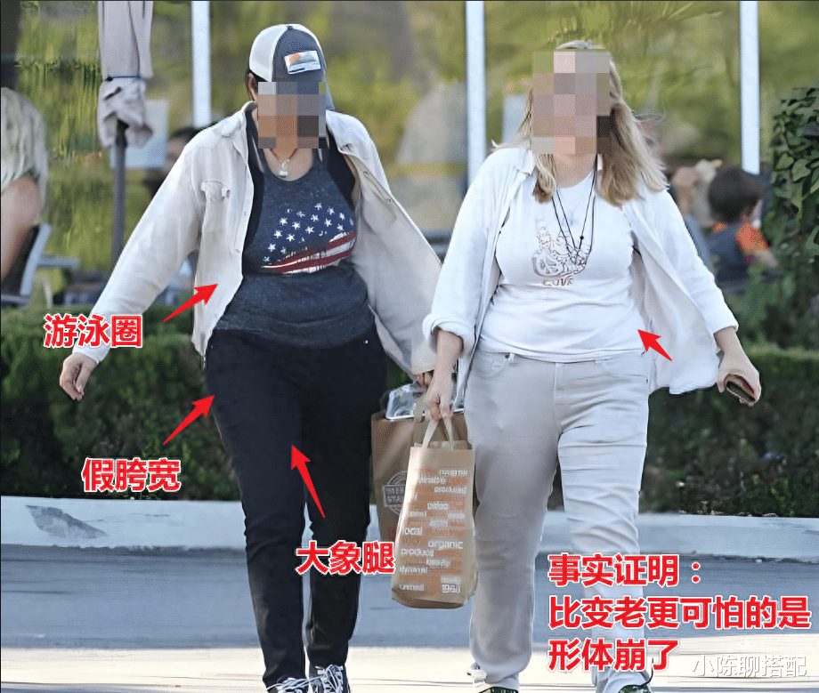 中年女人比变老更可怕的是“胯宽腿粗、大肚腩”，穿衣油腻巨显胖