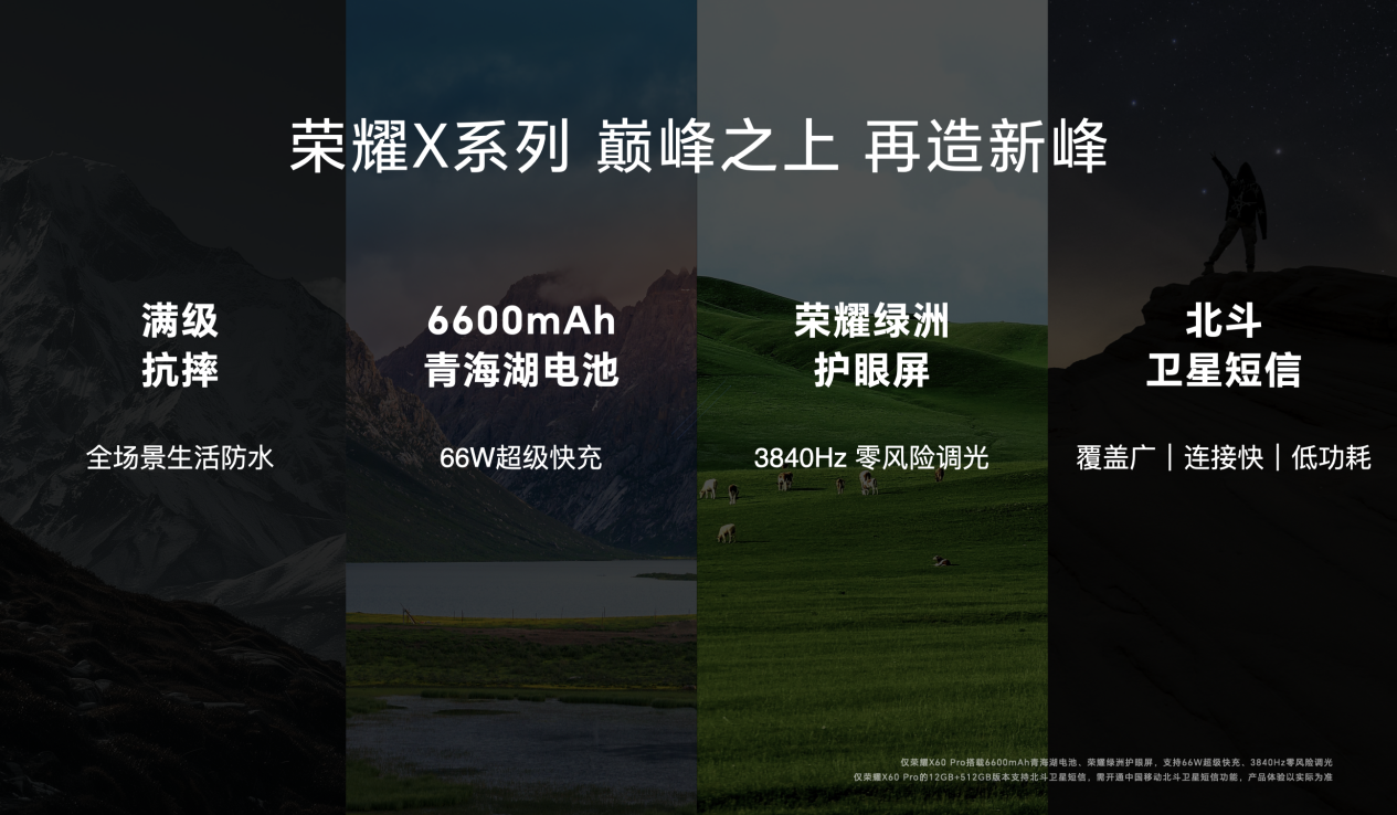 荣耀X60系列震撼发布:旗舰加持,卫星通信、绿洲护眼屏齐亮相