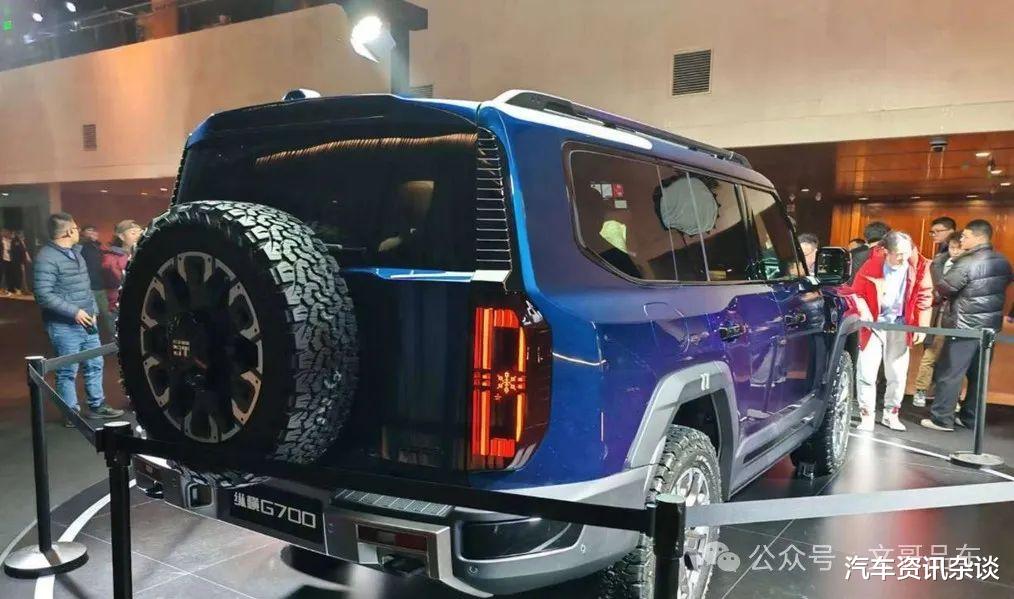 奇瑞全新硬派SUV，捷途纵横G700实车亮相，插混非承载！
