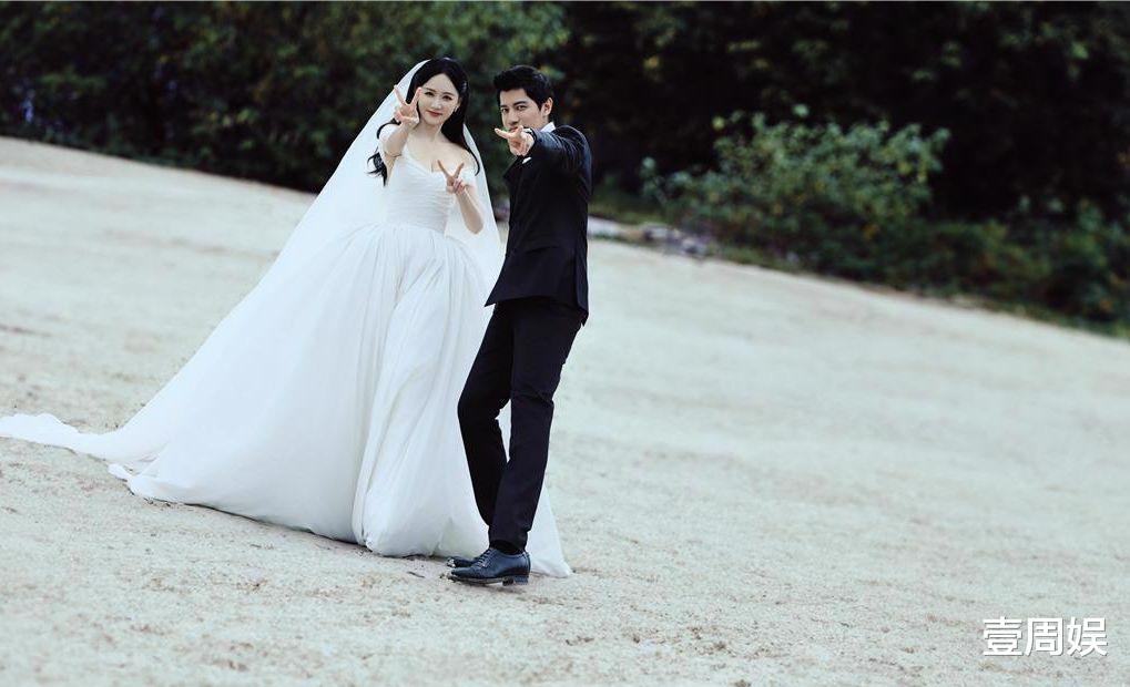 45岁陈乔恩婚礼曝光,富二代老公帅气有才华,明道郑元畅担任伴郎