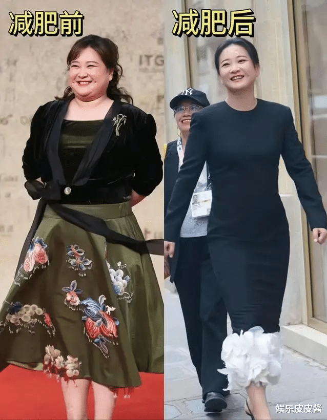 42岁贾玲太有面了,穿几万高定优雅大方,和21岁的谷爱凌如同姐妹