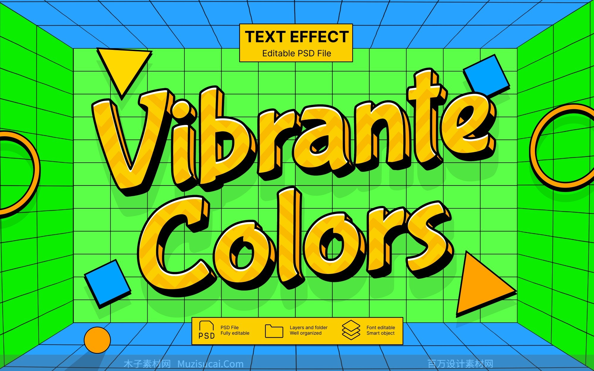 PS一秒做出特效立体字,设计师必备