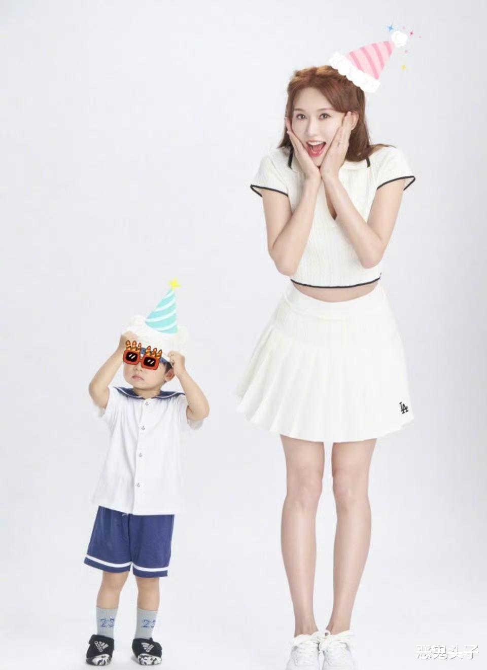 林志玲晒与儿子合照引发的关注与热议