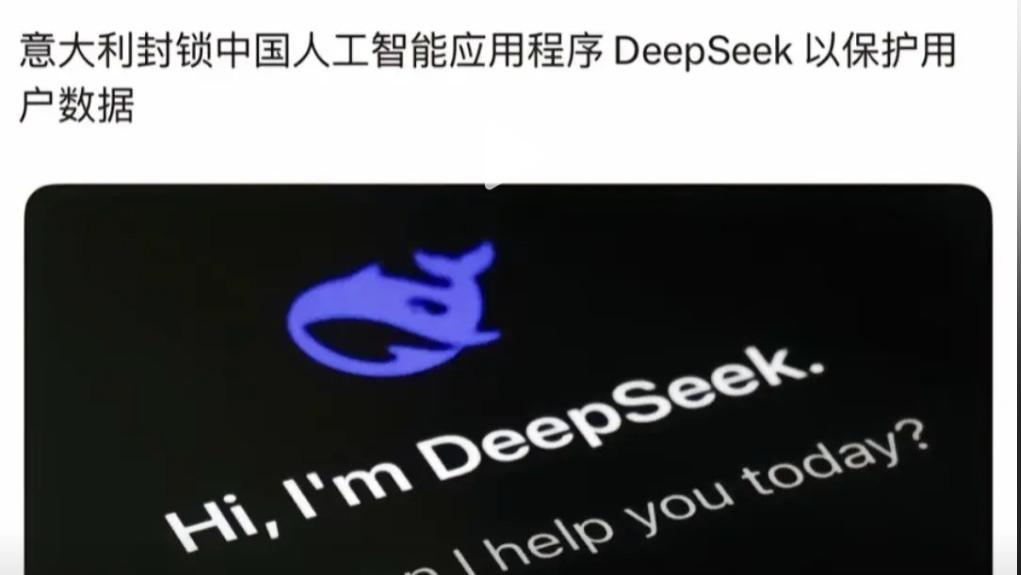 意大利政府的最新闹剧：向中国AI公司索要数据澄清，结果自己成了笑话