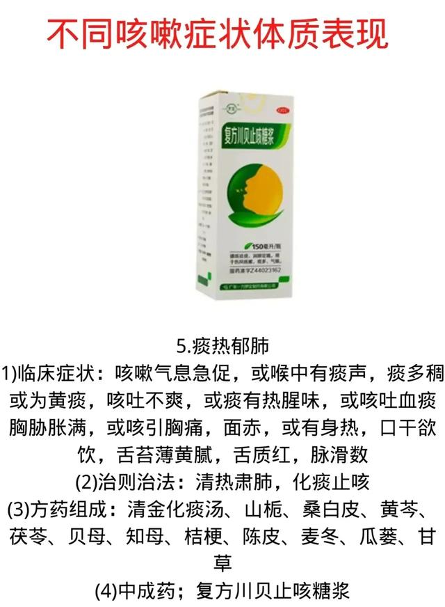 不同情况的咳嗽，对应的药也不相同，收藏起来以备不时之需！