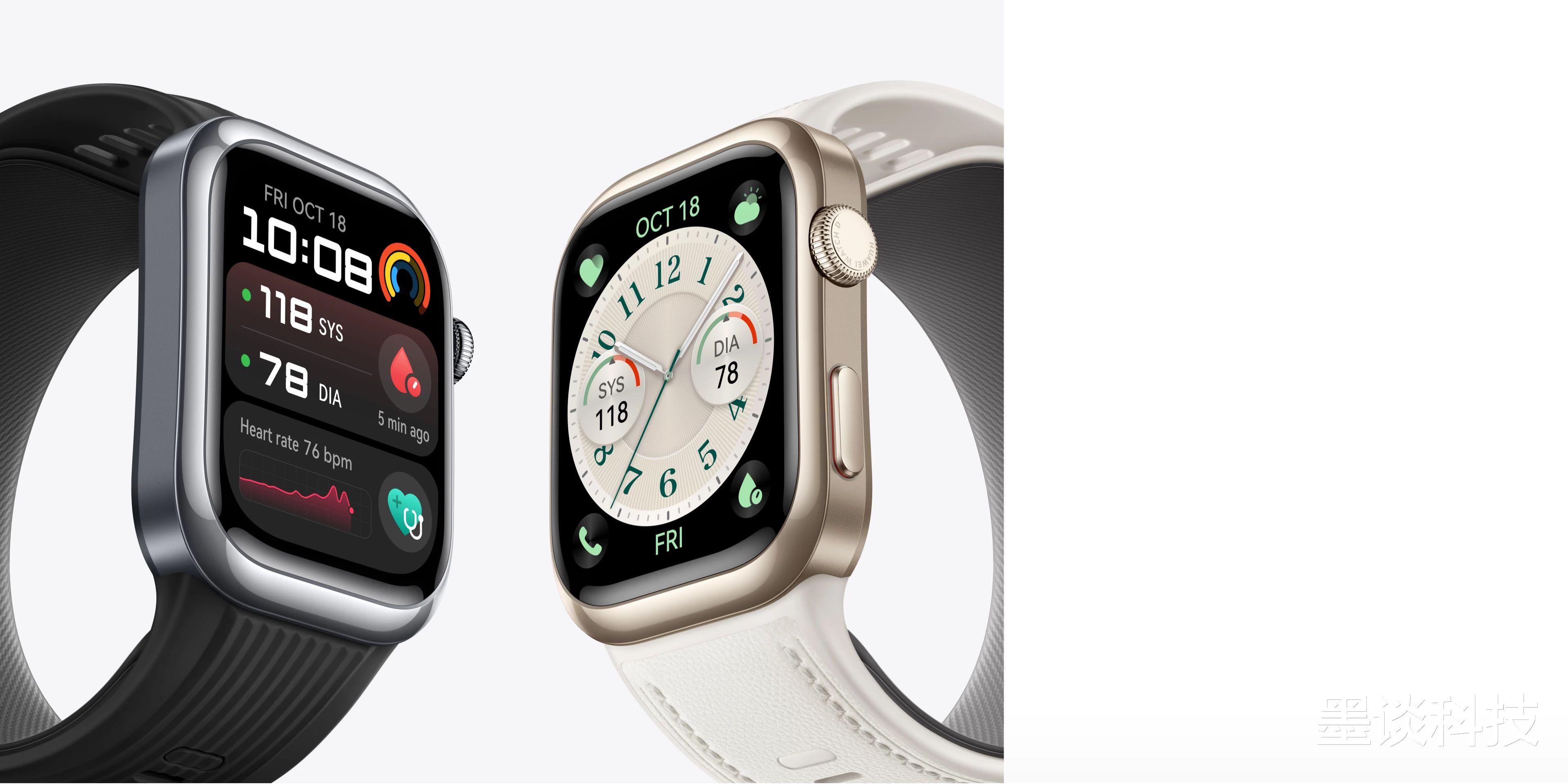 华为D2腕表搭载欧盟认证的7*24小时血压监测系统