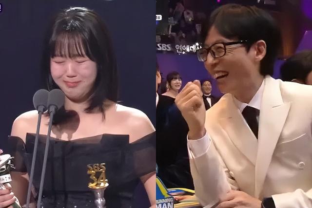 池艺恩获“演艺大赏”新人奖,落泪感谢《Running Man》成员