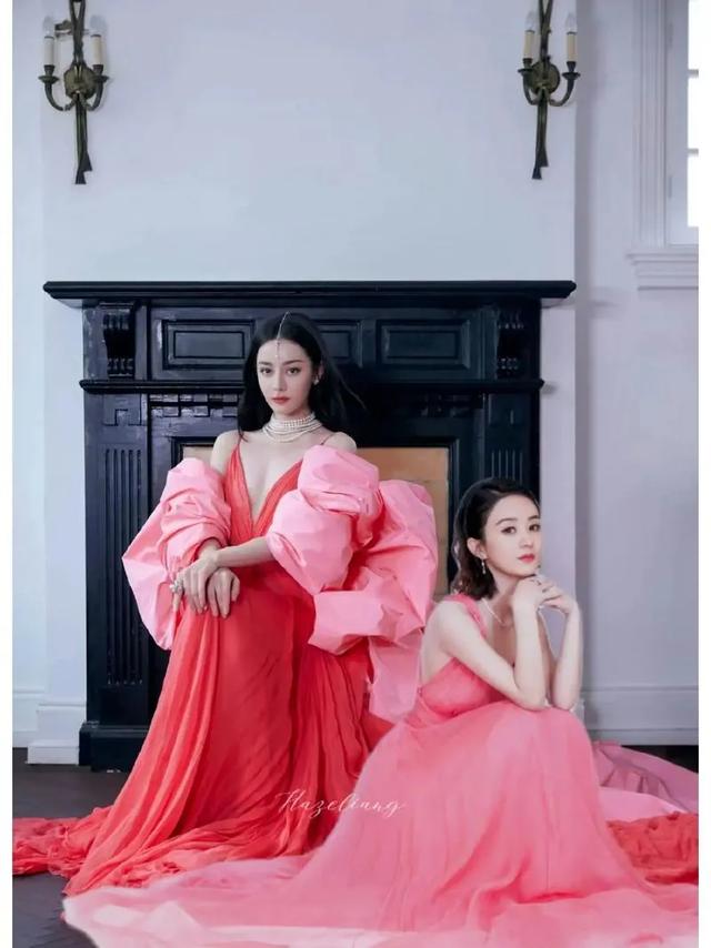 杨幂刘诗诗再度同框与赵丽颖迪丽热巴同框哪家强