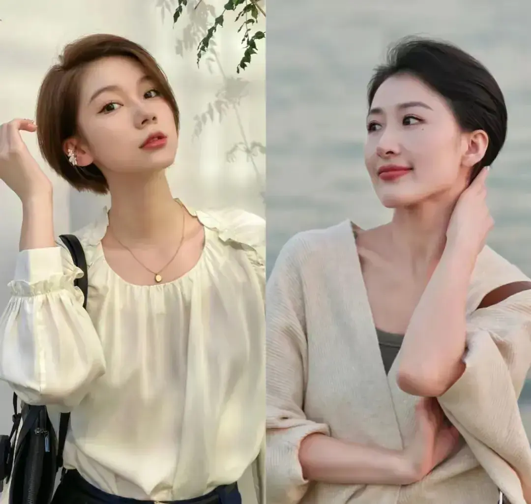 “齐耳发”今年最流行，满街的女人都爱，三四十岁剪这款发型都美