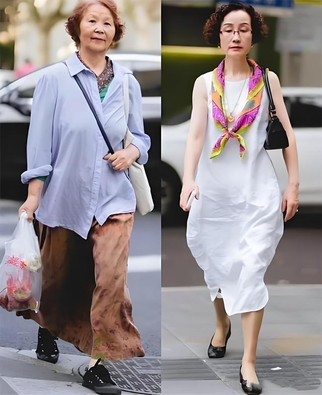同是60岁左右的女人,“会打扮”和“不会打扮”,差别在3个地方