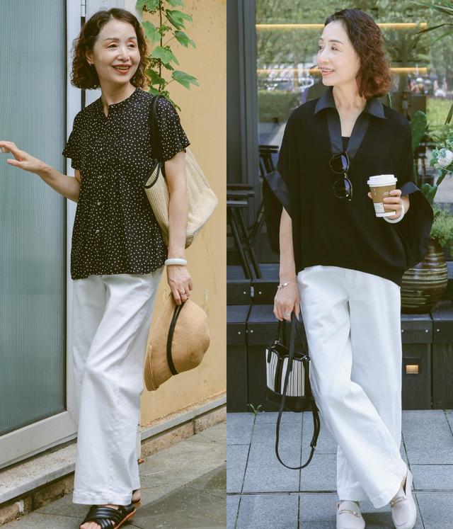 这才是130斤阿姨该有的样子：不穿老年装、发烫卷，更优雅得体