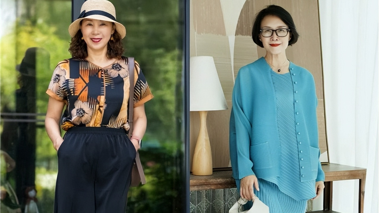 为什么我劝中老年女人：发不烫卷、衣不暗沉？看这几组对比就懂了