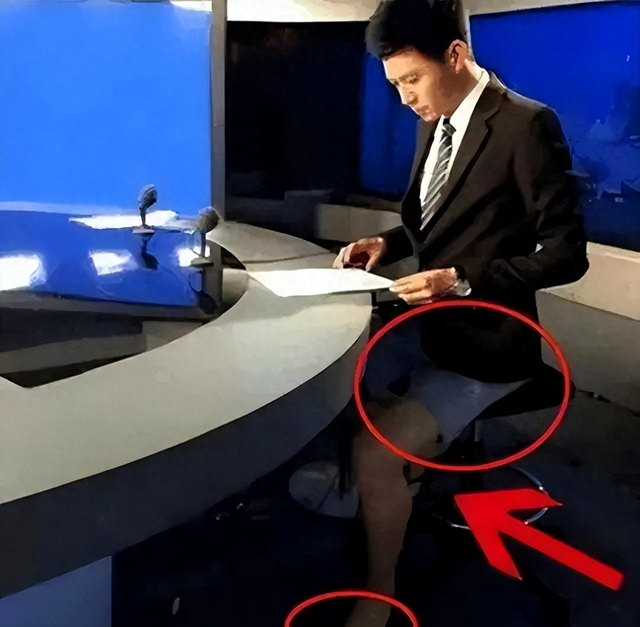 难怪电视里只有上半身,原来镜头外的下半身都“暗藏玄机”!