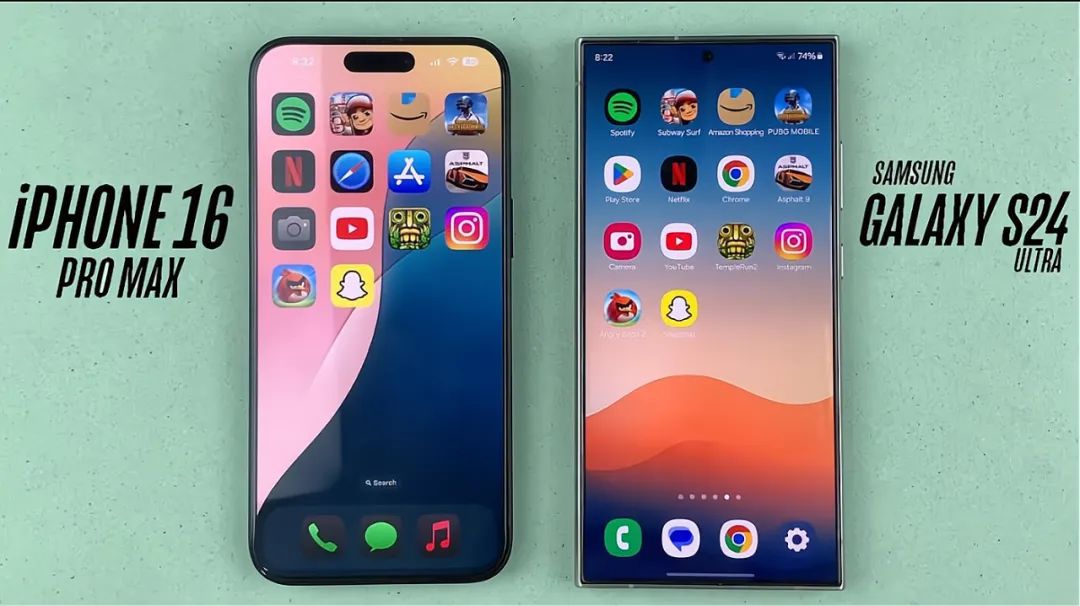 iPhone16ProMax速度测试:轻松拿捏三星S24Ultra!
