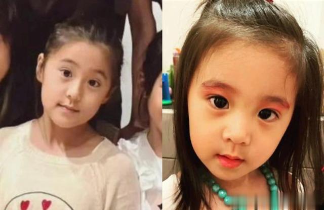 贾静雯之女咘咘颜值大幅滑坡,实证幼时可爱动人,年长后颜值欠佳