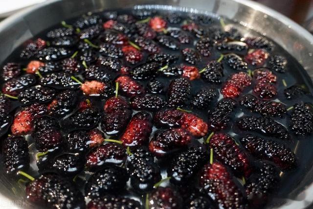 桑葚别用盐水泡,等于吃虫卵,教你一招,虫卵全跑光,吃着更放心