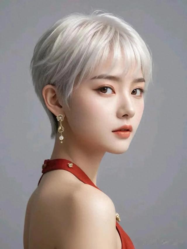 女士短发别乱来，锯齿刘海展个性，别样魅力别错过