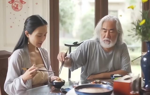 73岁张纪中给娇妻涂妊娠油，双手粗糙老年斑明显，网友恶心坏了