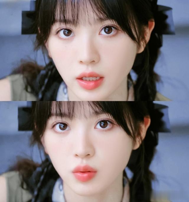 田曦薇无袖工装+蝴蝶结双麻花辫,引领甜酷编发新风尚!