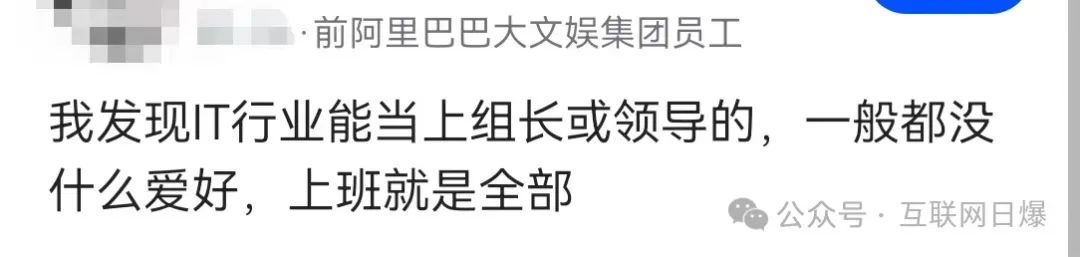 前阿里员工爆料：IT行业能当上组长或领导的人，一般上班就是他们的全部，网友：凌晨三点半还在提交代码