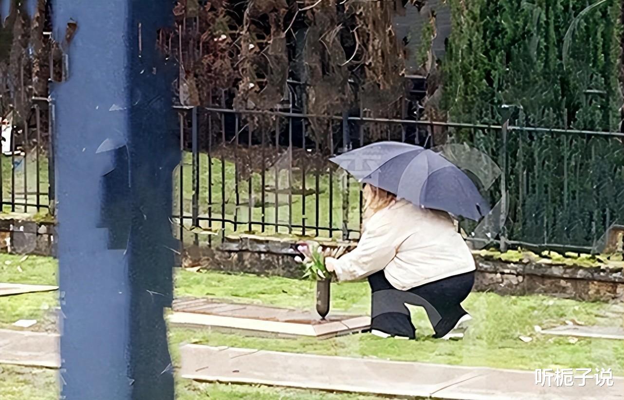 37岁郑欣宜近况曝光!远赴加拿大祭奠沈殿霞,独自抹泪待了许久