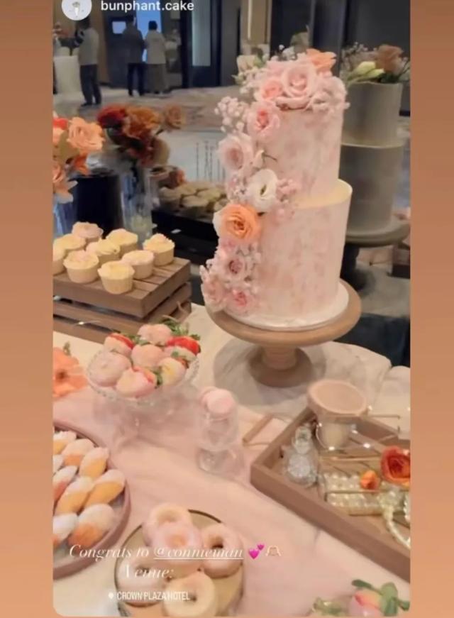 TVB女星文凯玲浪漫大婚，16只龙凤鈪配金猪珍珠极奢华，筵开23席