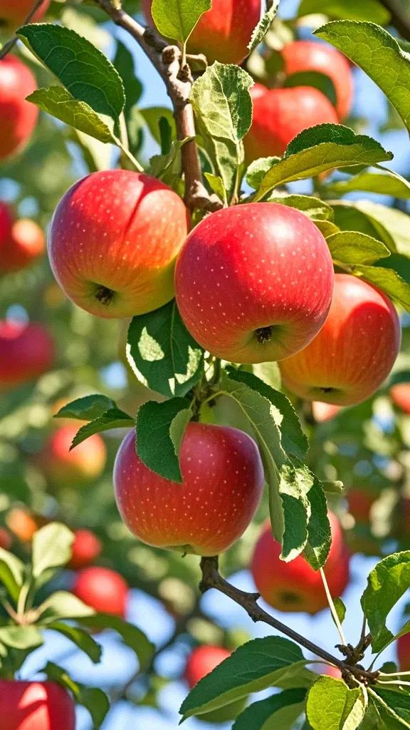 树上苹果美图分享,果实累累,垂涎欲滴