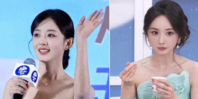 赵丽颖与杨幂最新近照曝光,真实现状引关注,张艺谋言中肯