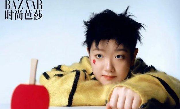 同样在进行时尚芭莎的拍摄,陈梦与孙颖莎对比后,看出了骨相天成