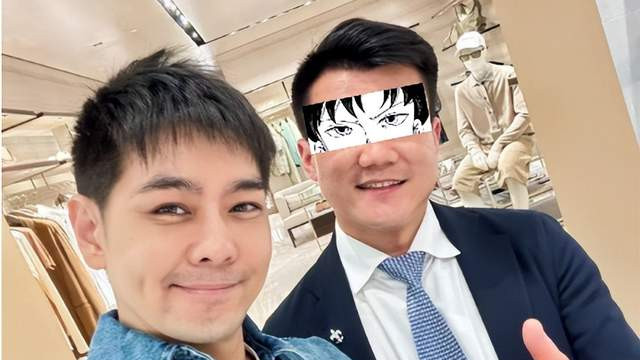 林志颖与家人美国度假被偶遇，真人又胖又显老，穿披哥校服好节俭