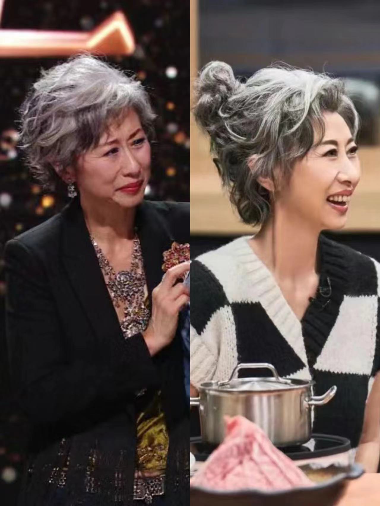 62岁叶倩文亲身示范:白发不染,不穿老年装,到老都没“大妈感”