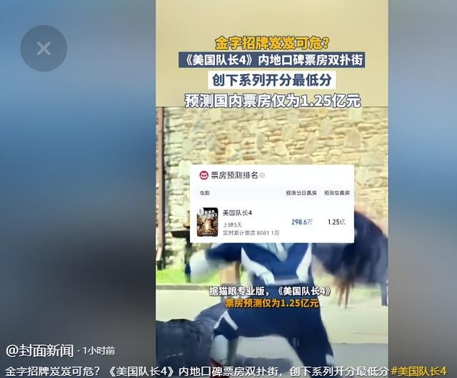 《美国队长4》遭各大影院抵制，亏损或超8亿！漫威官方急发宣传