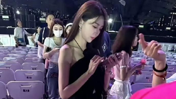 叶珂看演唱会照曝光，网友吐槽其网红脸，和黄晓明前妻杨颖没得比
