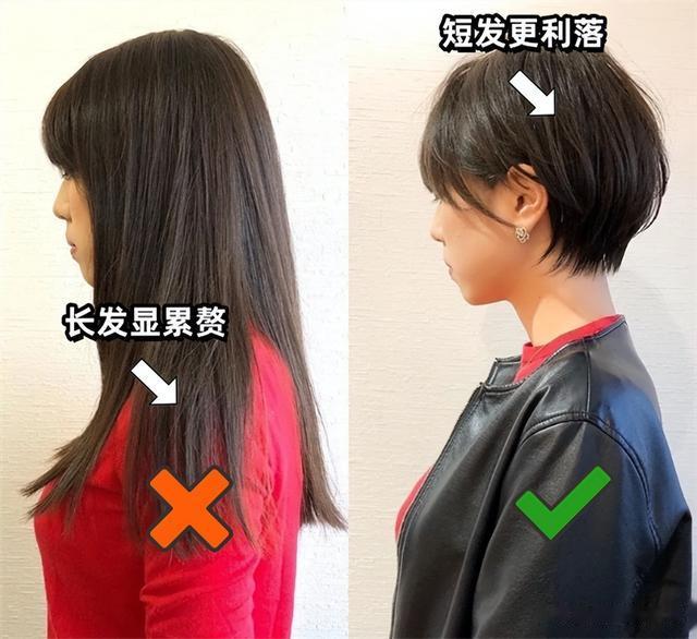 “长发”有多暴露老态？看完这3组对比就知道，年纪越大越要剪短