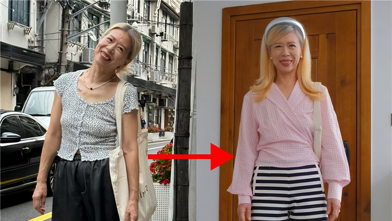 这是我见过最体面的奶奶：64岁满头白发却知性、穿衣极简却很高级