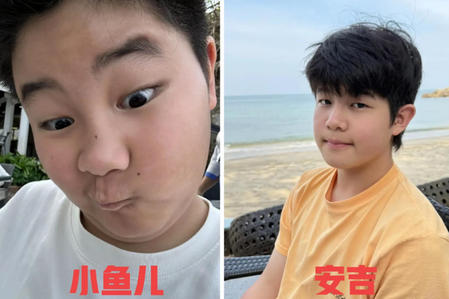 沙溢一家在泰国过年，49岁胡可长斑严重，两个胖儿子调皮又帅气！