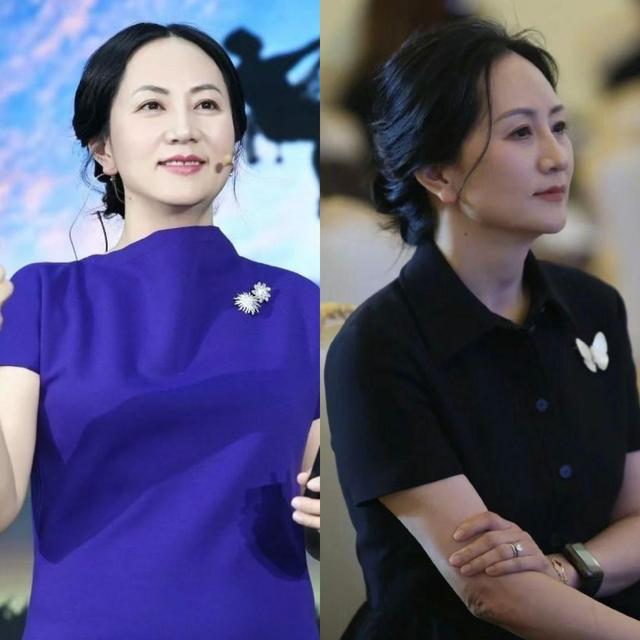 看了52岁孟晚舟的打扮，我发现：穿裙不配运动鞋、发盘起，更优雅