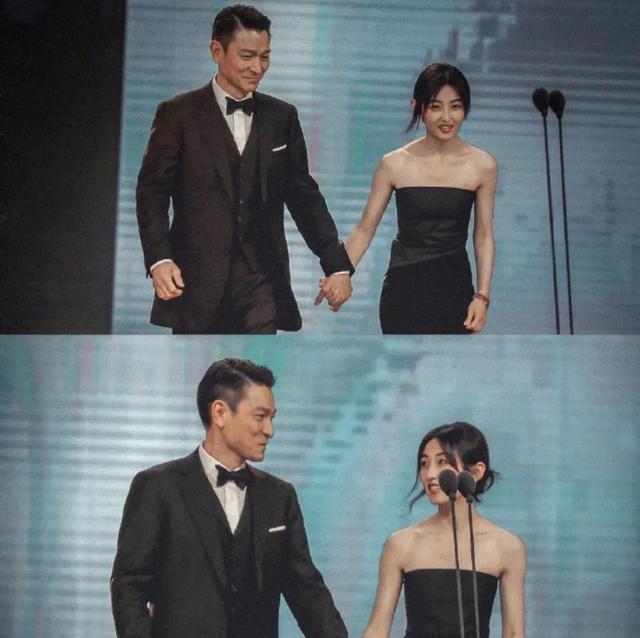 刘德华牵女儿手公开亮相!穿黑色系难掩男帅女美,相差40岁像情侣