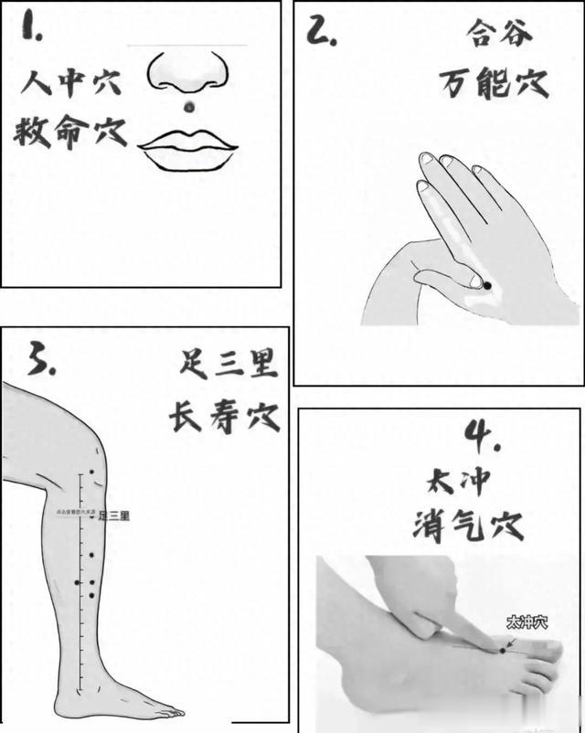 人体的特效穴都在身体的这些部位！一看便知，收藏起来一起学学吧