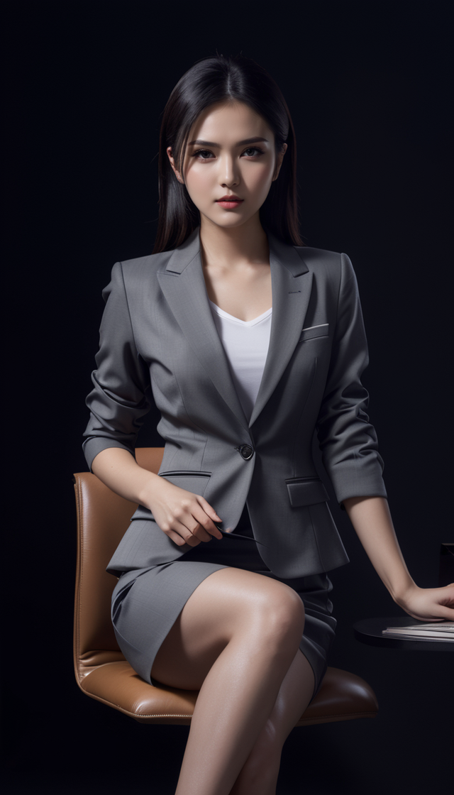 职场精英风采：女性职业西服套装的优雅搭配