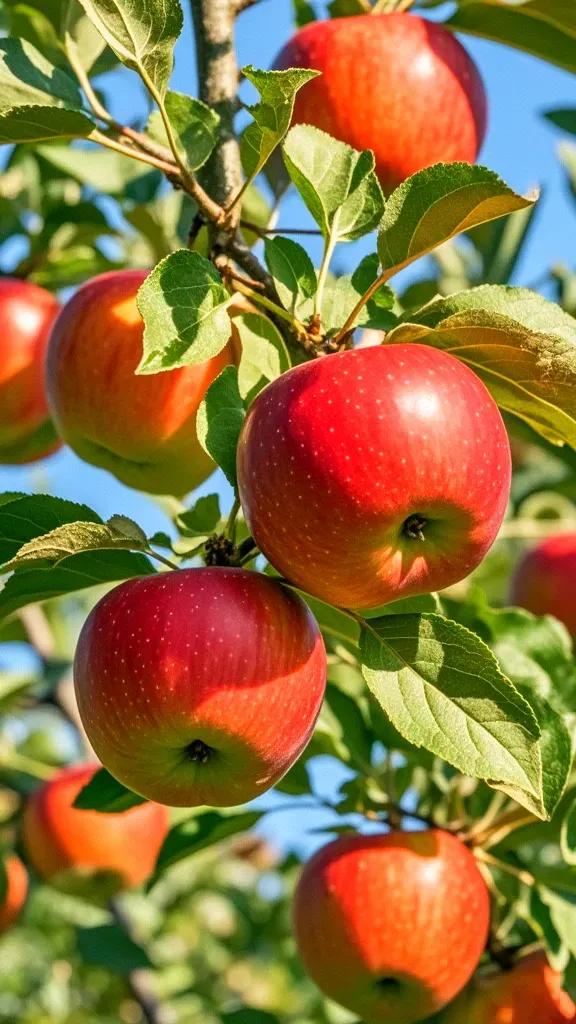 树上苹果美图分享,果实累累,垂涎欲滴