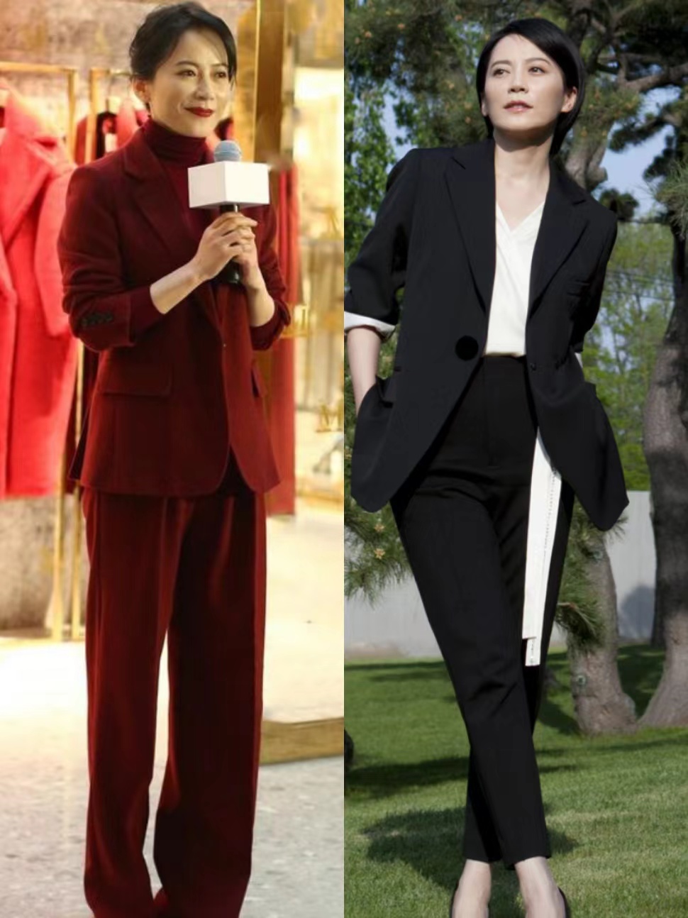 俞飞鸿亲身示范:风衣不配打底裤、发不过肩,年过50也没有大妈感