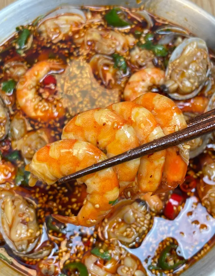 自制捞汁小海鲜,出锅前加一味,酱汁更入味,鲜美更无比