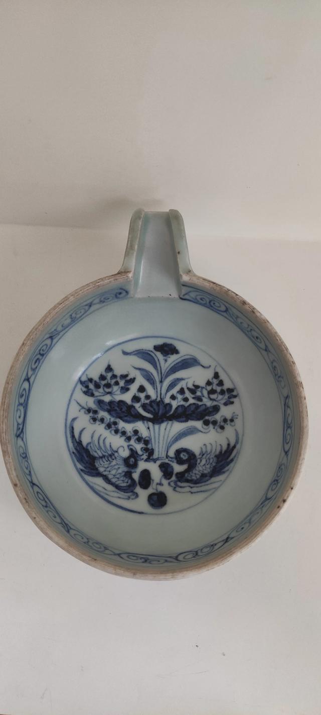 元青花莲池鸳鸯匜