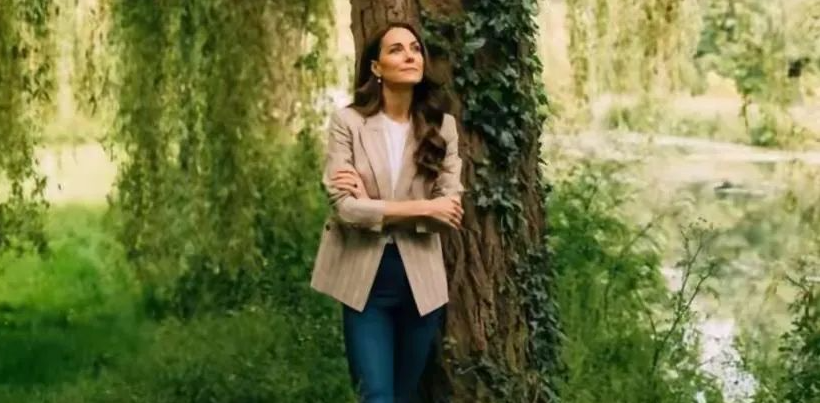 凯特王妃最新视频露面,脖子上有异样,威廉王子胡子拉碴老了10岁