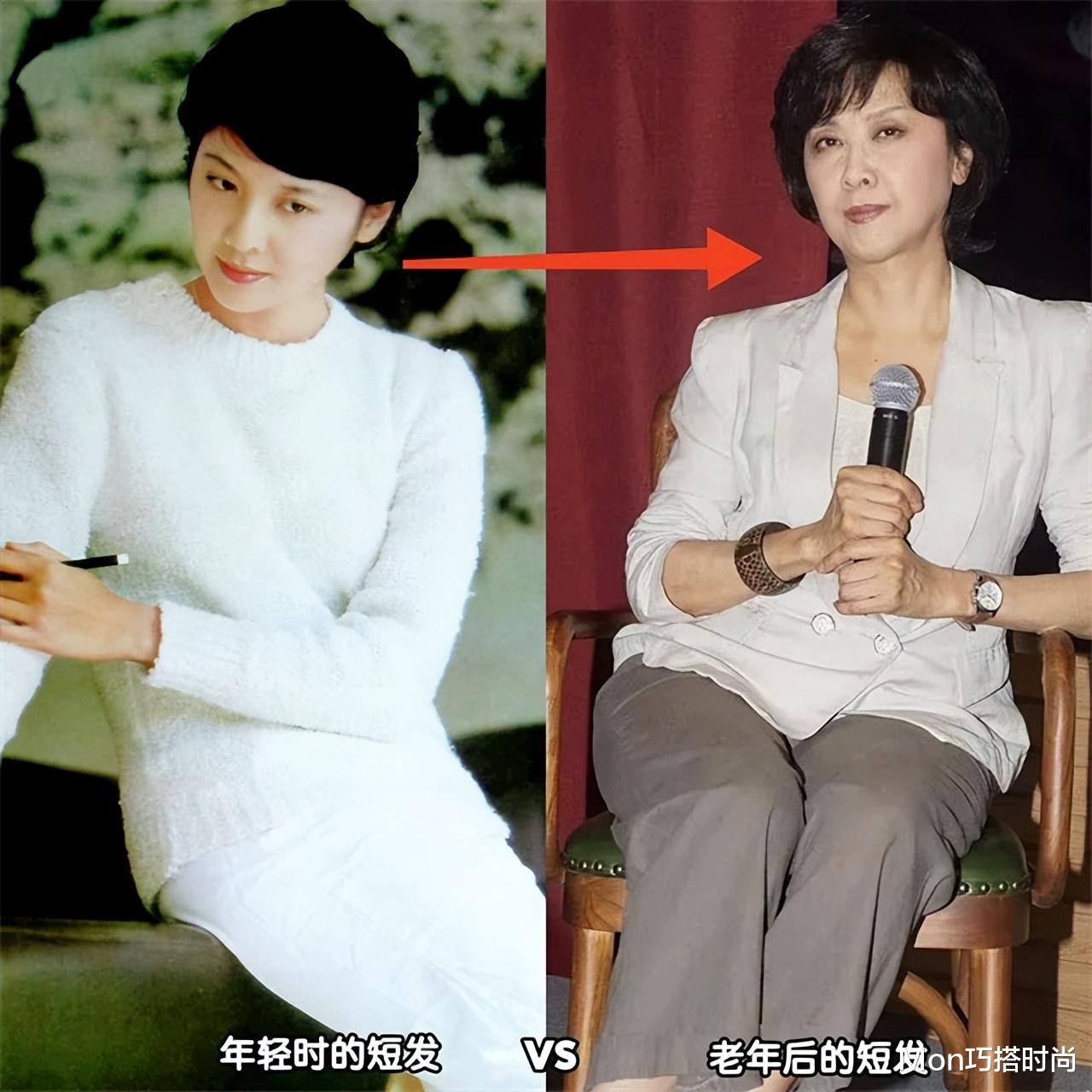 看了71岁朱琳的打扮,我悟了:裙不上膝、发不过肩,会更优雅得体